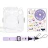 Clear Camera Case Kit, Protection Adjustable Removable Shoulder Strap, Pictures Holder, Bag