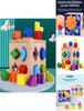 Wooden Geometric Shape Matching Blocks For Kids Educational Toy For Brain Development