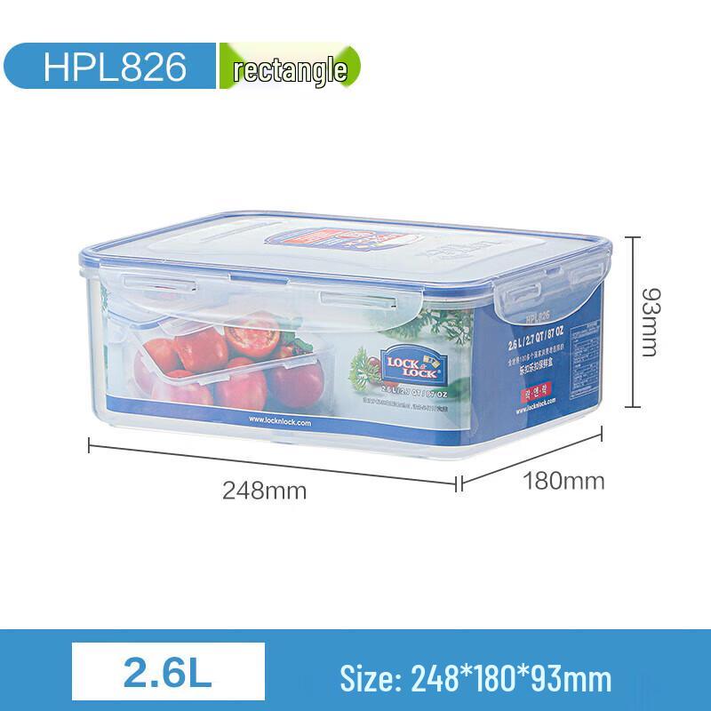 LocknLock 2,6 l Kunststoff-Lebensmittelaufbewahrungsbehälter