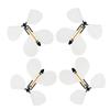 5Pcs White Magic Flying Butterfly Magic Props Rubber Band Powered Magic Butterfly Flying Toys Party Gifts Mischief Tricky Toys