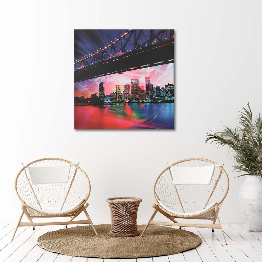 Canvas print New York City Bridge