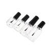 5/10/12/15Ml Empty Clear Glass Nail Polish Bottles With Brush Cap Refillable Containers For Nail Art Lip Golss Liquid Sample