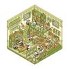 Christmas Theme Diy 3D Sticker Cartoon Pocket Cabin Scene Stacking And Pasting Festival Birthday Gift For Kids Student