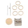 Small Weaving Loom Stainless Steel Pine Household Stitching Mending Tool for Clothes Socks