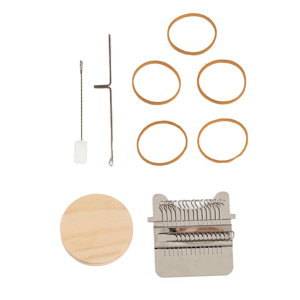 Small Weaving Loom Stainless Steel Pine Household Stitching Mending Tool for Clothes Socks