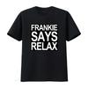 Frankie říká Relax Softstyle Tričko Pohodlné a Stylové vintage Prané móda Pružné Ležérní Měkké pánské streetwear