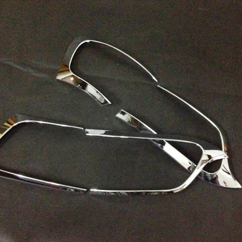 2014 2015 2016 2017 2018 For Jeep Cherokee KL Car ABS Chrome Tail Rear Lamp Light Frame Cover Trim Stickers Accessories 4 Pieces