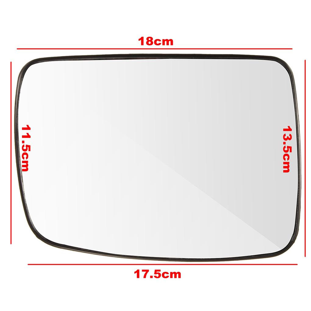 Linke Beifahrerseite Beheizbares Türspiegelglas Weiß für Land Rover Discovery 3 Freelander 2 Sport 2004-2009 LR017070