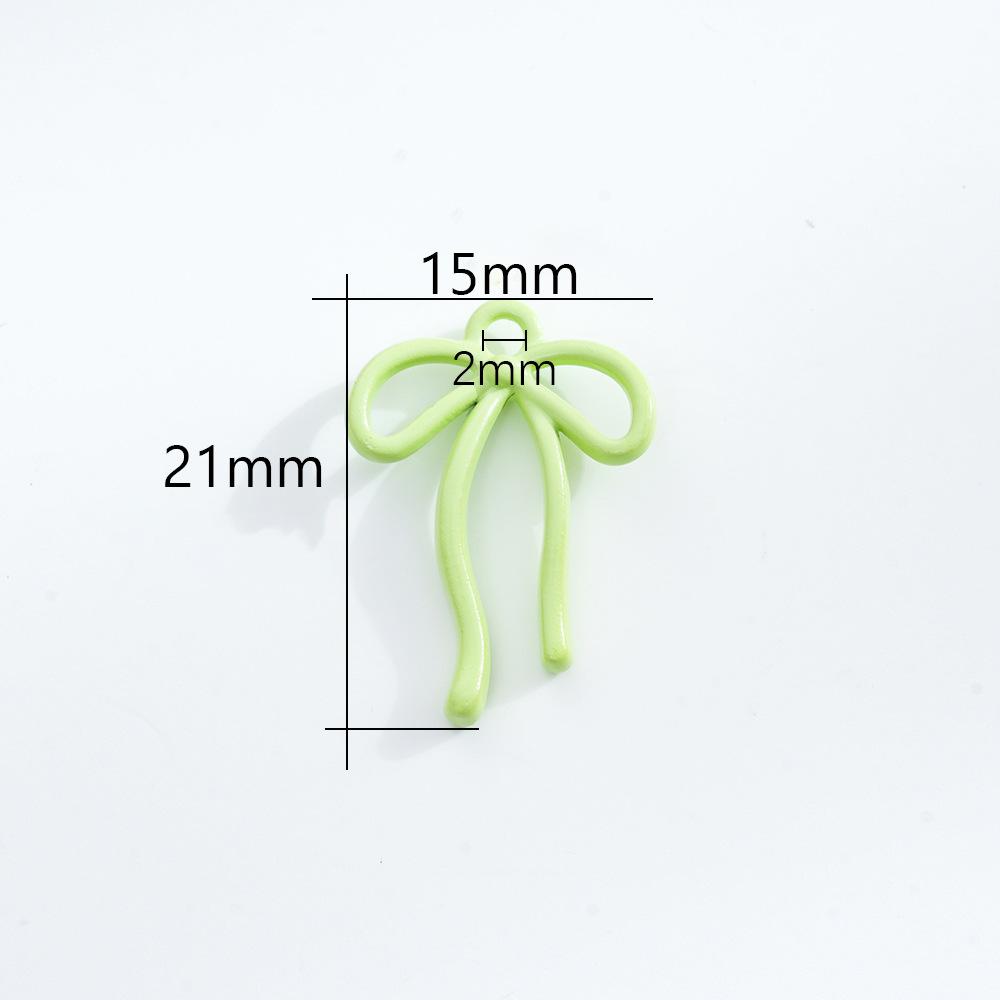 Alloy Streamer Bow Pendant Pendant Jewelry Diy Handmade Bracelet Necklace Pendant Accessories Material