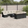 VidaXL Garden Lounge Set with Cushions 13 Pcs, Sofas with Adjustable Feet, Outdoor Furniture Set Patio Terrace, 3250475