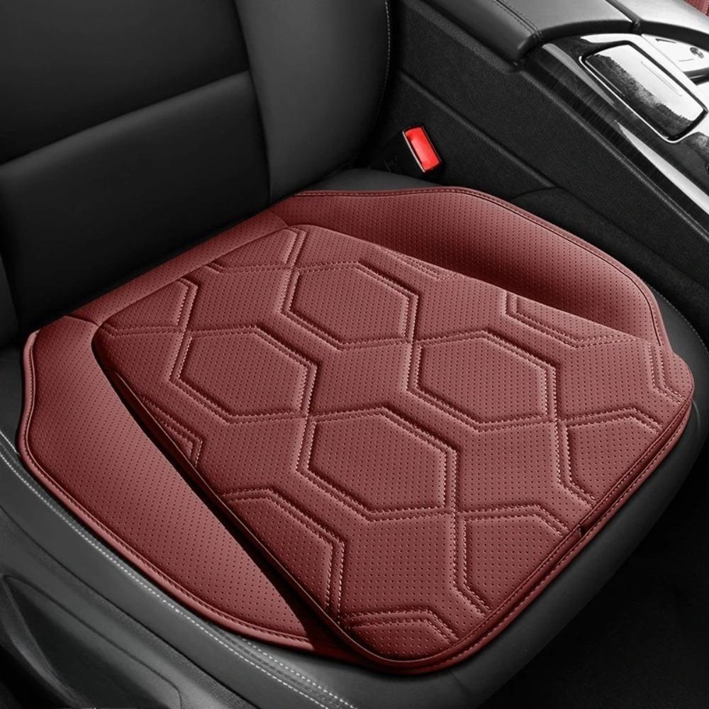 2PCS Car Seat Cushion Premium Black Honeycomb Pressure Relief Non Slip Driver Seat Pad for Long Drives Car Interior Accessories