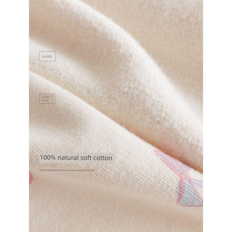 Mark Jenny Girls' Colorful Bow-Knot Skin-Friendly Soft Sweatshirt Baby Pullover Spring New Style 551183