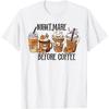 Nightmare Before Coffee Pumpkin Spice Halloween Costume T-Shirt