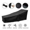 Chaise Lounge Chair Cover Waterproof Lounge Chair Recliner Protective Cover For Outdoor Courtyard Garden Patio 190T