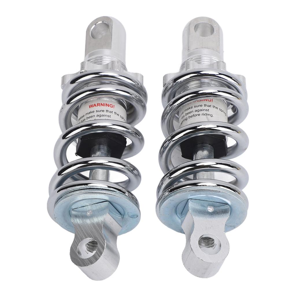 2 STÜCKE 125mm Hinterer Stoßdämpfer Einstellbare Dämpfung Hohe Härte Federungsdämpfer für Elektrofahrrad