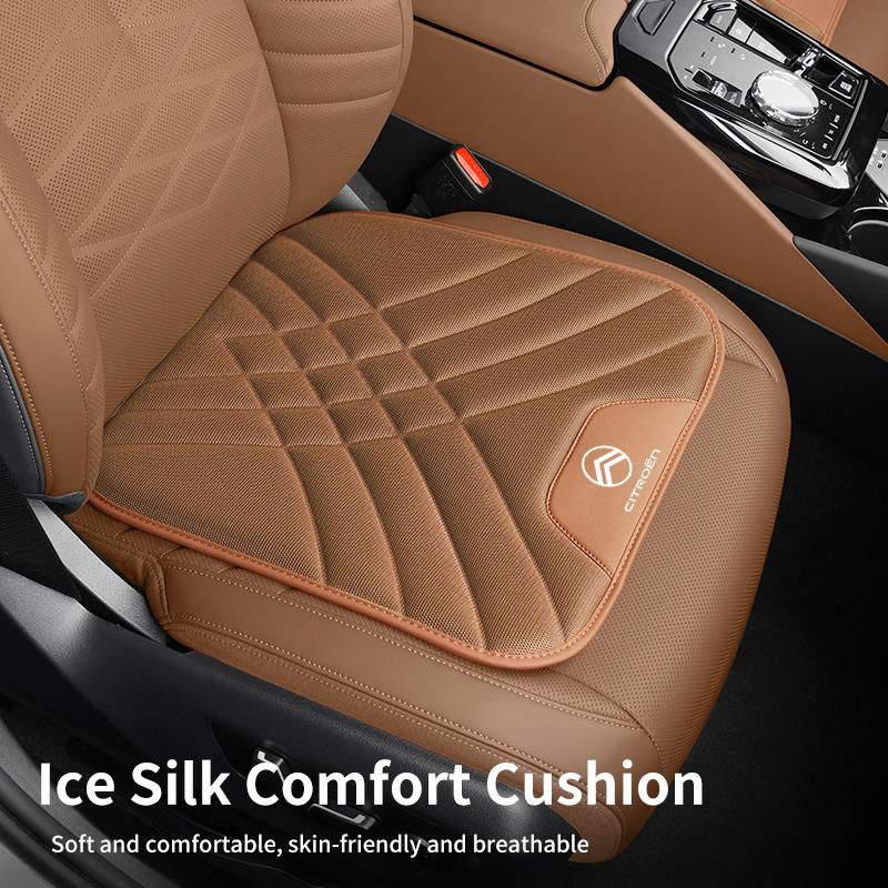 Car Seat Cushion Breathable Ice Silk Thick Pad Soft Mat For Citroen C4 C3 C5 Berlingo Celysee Cactus Picasso Aircross Saxo Grand