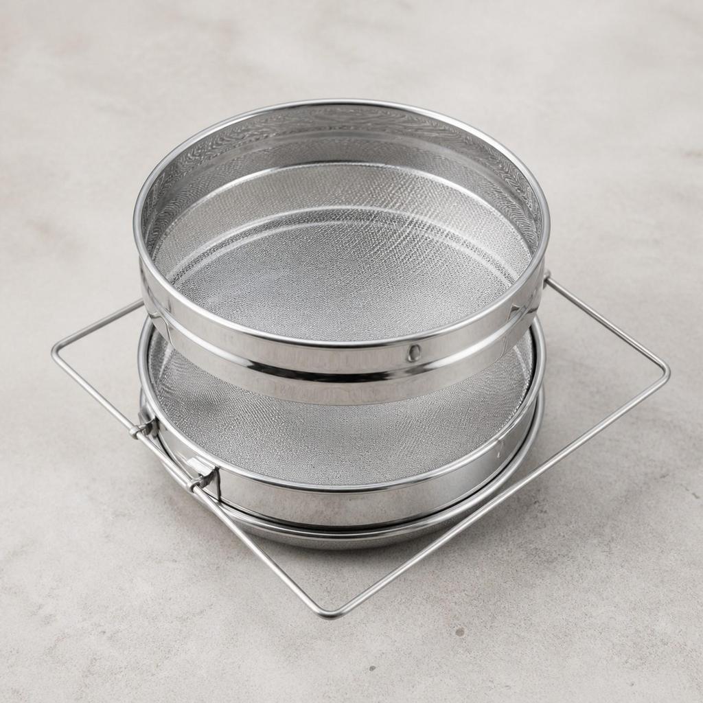 Beekeeping Filter Long-Lasting Double-Layer Mesh Honey Strainer Sturdy