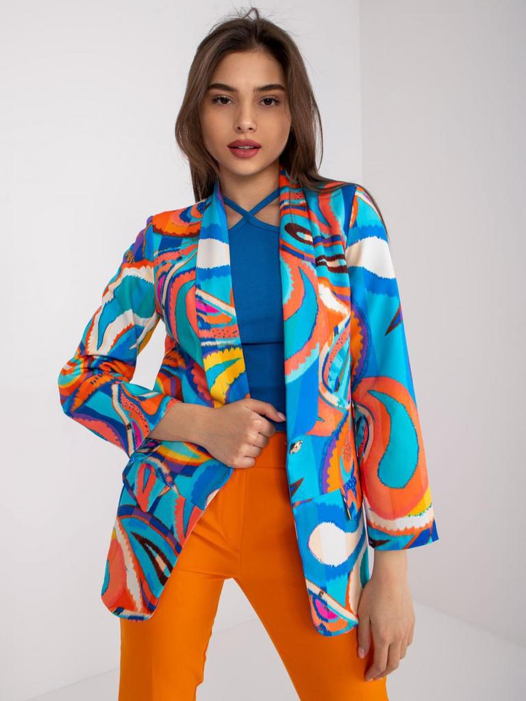2023 Women's Colorful Pattern Suit Jacket