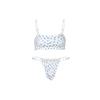 Autumn and winter new product sweet floral sling vest two-piece set knitted comfortable pajamas women's loungewear set