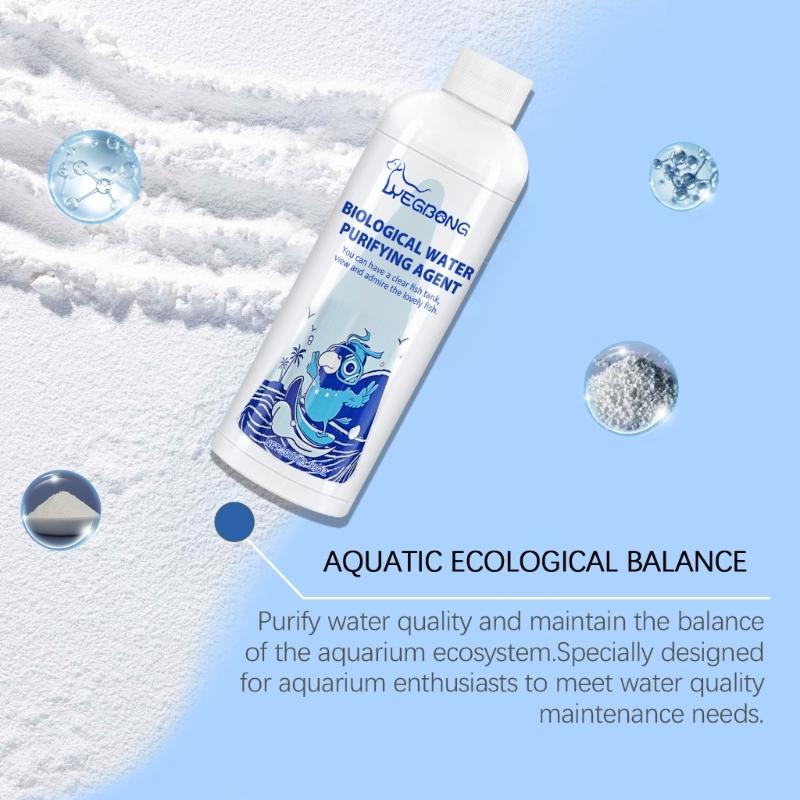 Algae Control Powder for Fish Tanks Ensuring Healthy Underwater Environment Practical Maintain Aquariums Water Quality