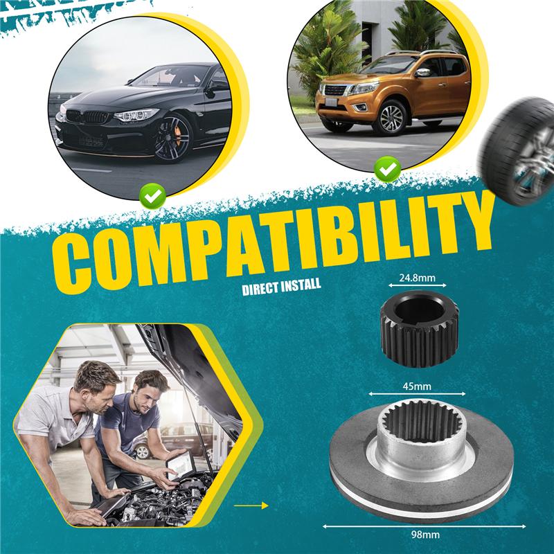 A28G-98MM Electromagnetic Brake Motor Friction Brake Pads Brake Gear Discs Assembly For YEJ90 Base BlackSilver