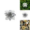 Luxurious Glitter Artificial Flowers Perfect For Christmas And New Year Parties