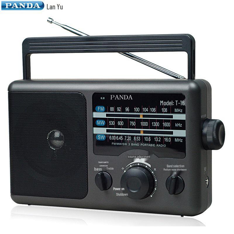 Panda T-16 Full Band Portable Radio for Elders - Ideal Father's Day Gift