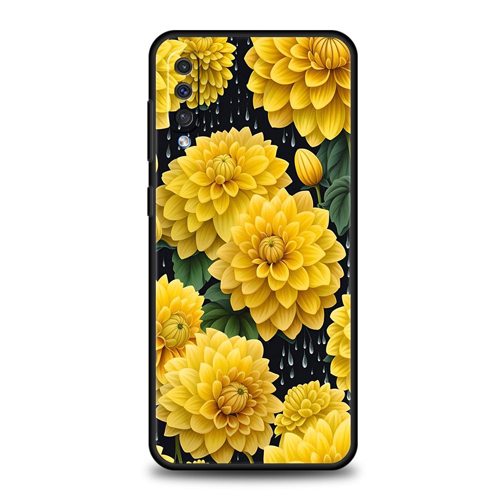 Flower Phone Case for Samsung Galaxy A24 A13 A53 A73 A33 A22 A12 A02 A03 A05 A70 A50 A10 A20 5G Silicone Shell Capas Bags Fundas