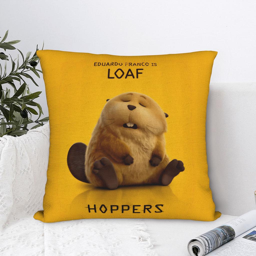 Hoppers Loaf Square Pillow Cases Cartoon Cushion Cover Novelty Polyester Decor Throw Pillow Case Cover for Home cm