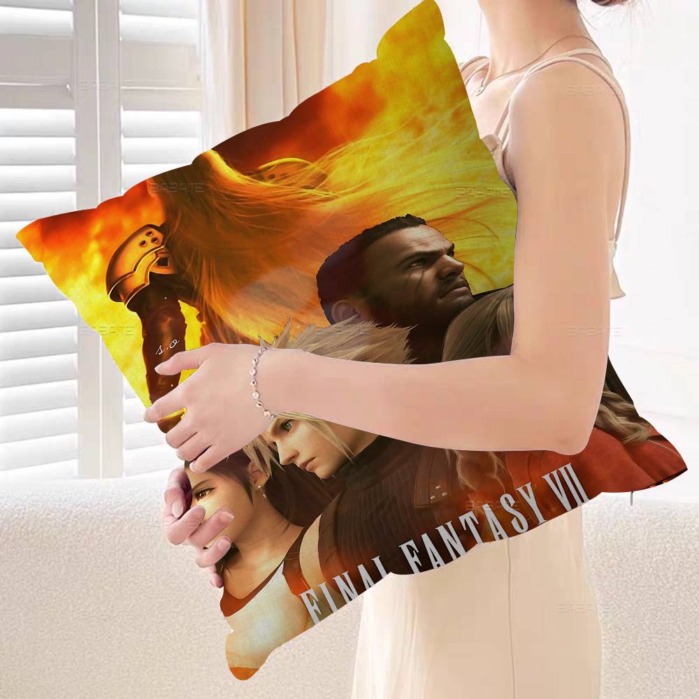 Final Fantasy Series Gaming Pillow Cover Sofa Cushion Cover Home Room Decoration Children Gift