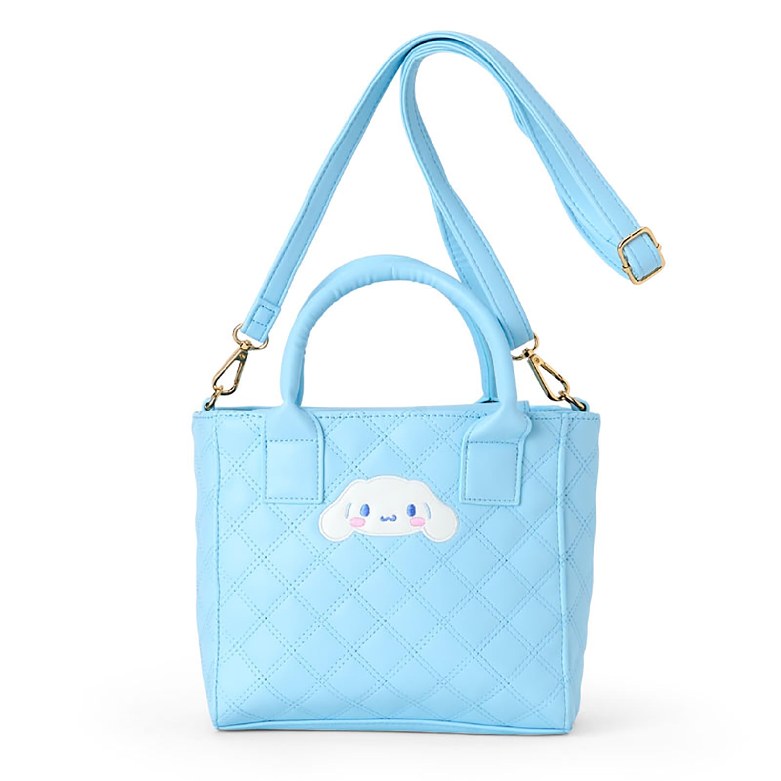 

[Sanrio] Quilted 2WAY Mini Tote Bag Cinnamoroll Handbag Crossbody 309532