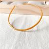 Bright Color Hairband Women Plastic Solid Color Thin Edge Toothed Non-slip Hair Hoop Headbands Girls Hair Accessories