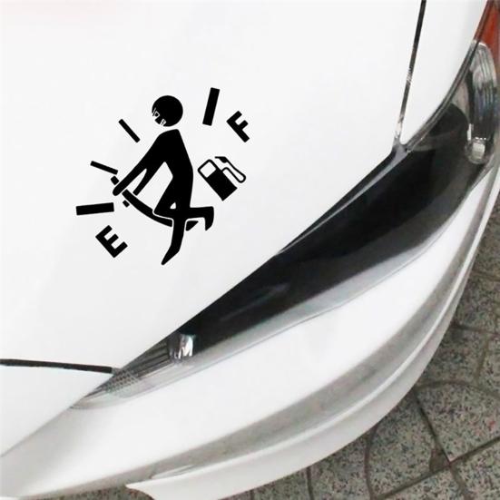 Funny Fuel Gauge Auto Car Body Stickers Reflective Waterproof Decals Decoration