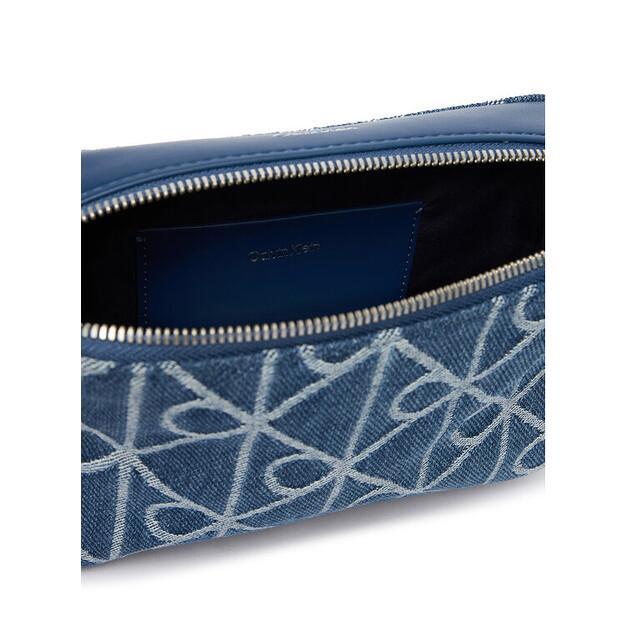 Taška Calvin Klein Emblem Aop Denim Camera Bag