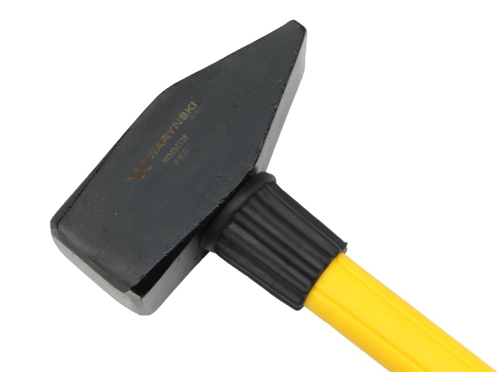 8 Heavy Locksmith' Hammer with a Fiberglass Handle, for Construction Workshop Work, Waryński