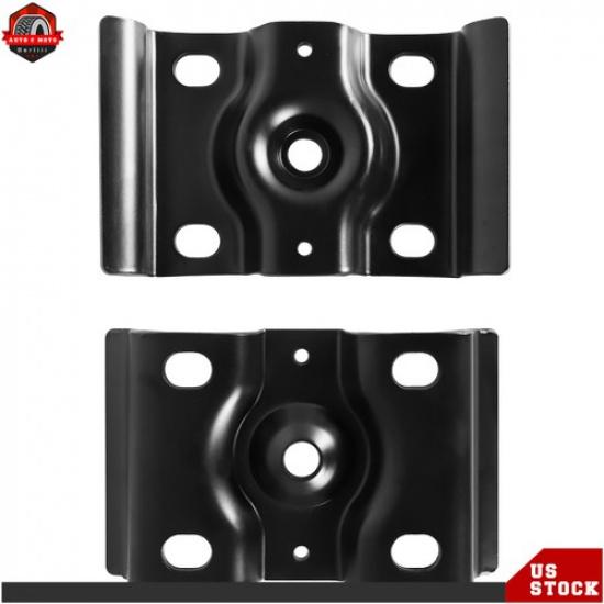 2PCS Rear Axle Spring U-Bolt Plate Bracket 99-10 For Ford F-250 F-350 Super Duty