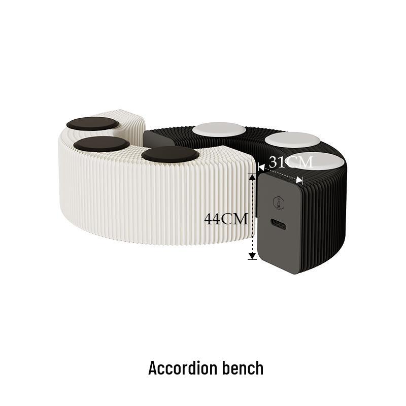 18-Paper Modular Folding Shoe Stool: Stackable, Versatile, Creative Entrance Bench.