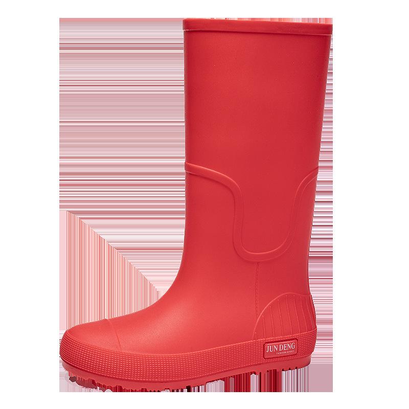 Women's Fashionable Anti Slip And Wear-resistant High Tube Rain Shoes