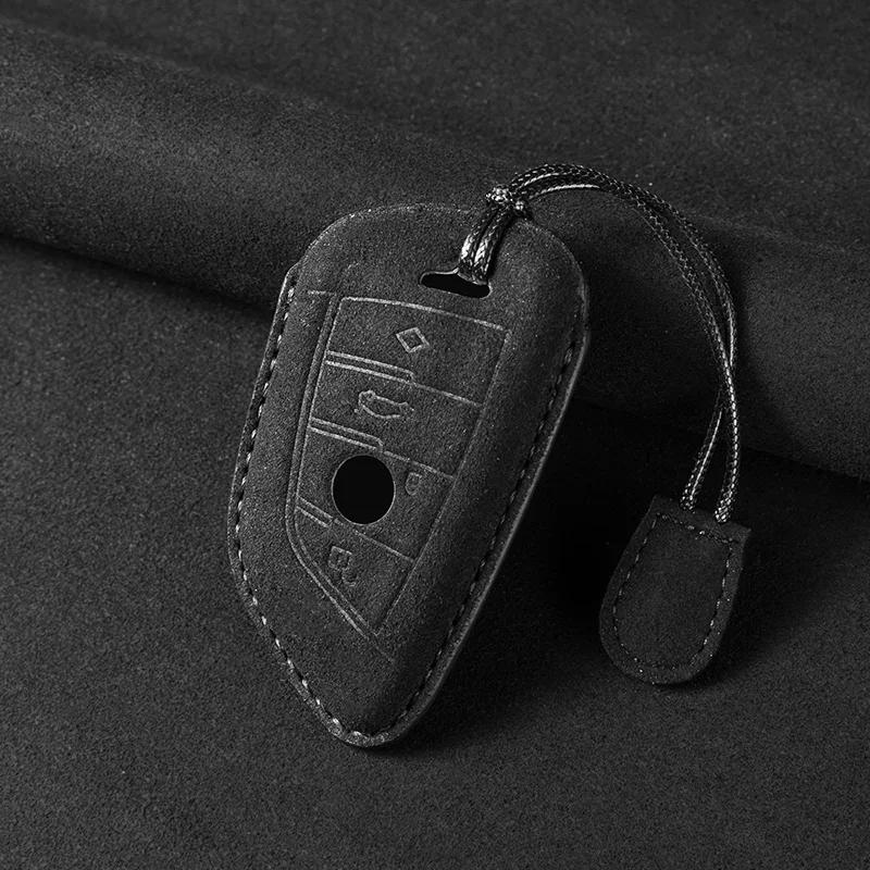 Leather Car Key Case Cover Shell Fob For Bmw 1 3 5 7 Series X1 X3 X4 X5 F10 F15 F16 F20 F30 F18 F25 M3 M4 E34 Car Accessories