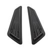 2pc BLACK BONNET HOOD VENT SCOOP COVERS FOR 2016-23   CHEVY CAMARO 1LT LT RS