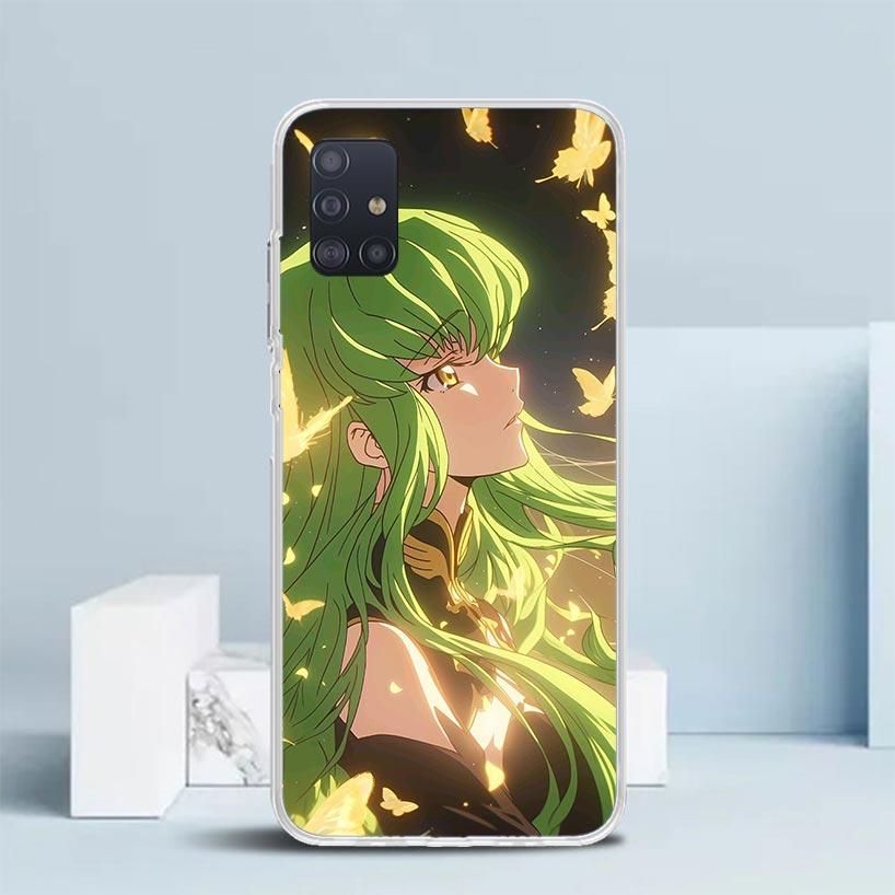 Code Geass Anime Soft Cover for Samsung Galaxy A12 A22 A32 A52 A72 A02S Phone Case Note 20 Ultra 10 S10 Plus A51 A71 A50S A20S A