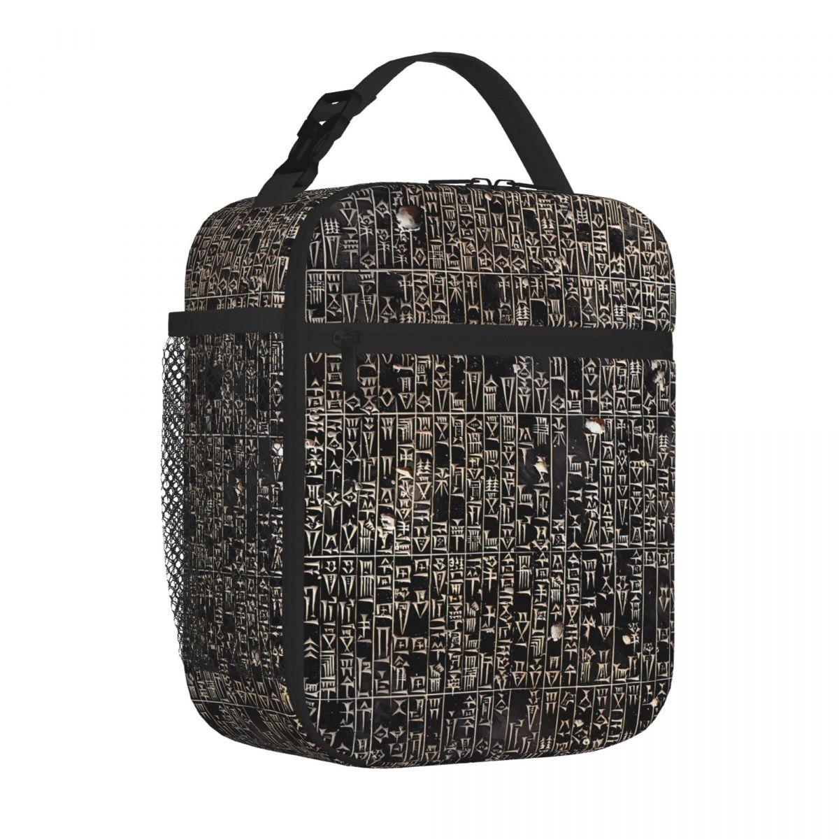 Bestselling Code Of Hammurabi Outdoor Style Lunch Handbag Boating Trip Lunch Box Bag One Size