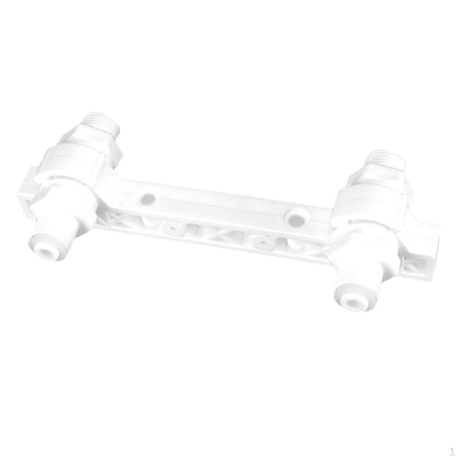 

1x Shower Faucet Positioner Easy Installation Bath Adapter Holder Accessories White pressure test