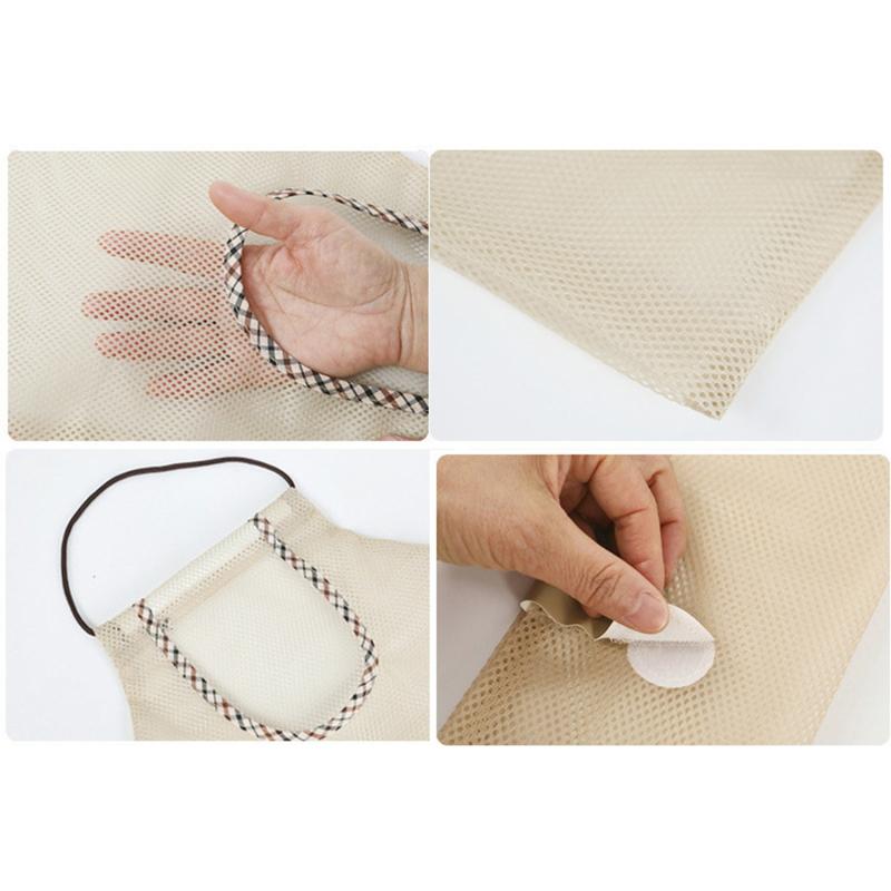 Bathroom Hollow Hanging Bag Kitchen Garlic Hanging Mesh Bag Storage Bag Wall Hanging Fruit Storage Bag