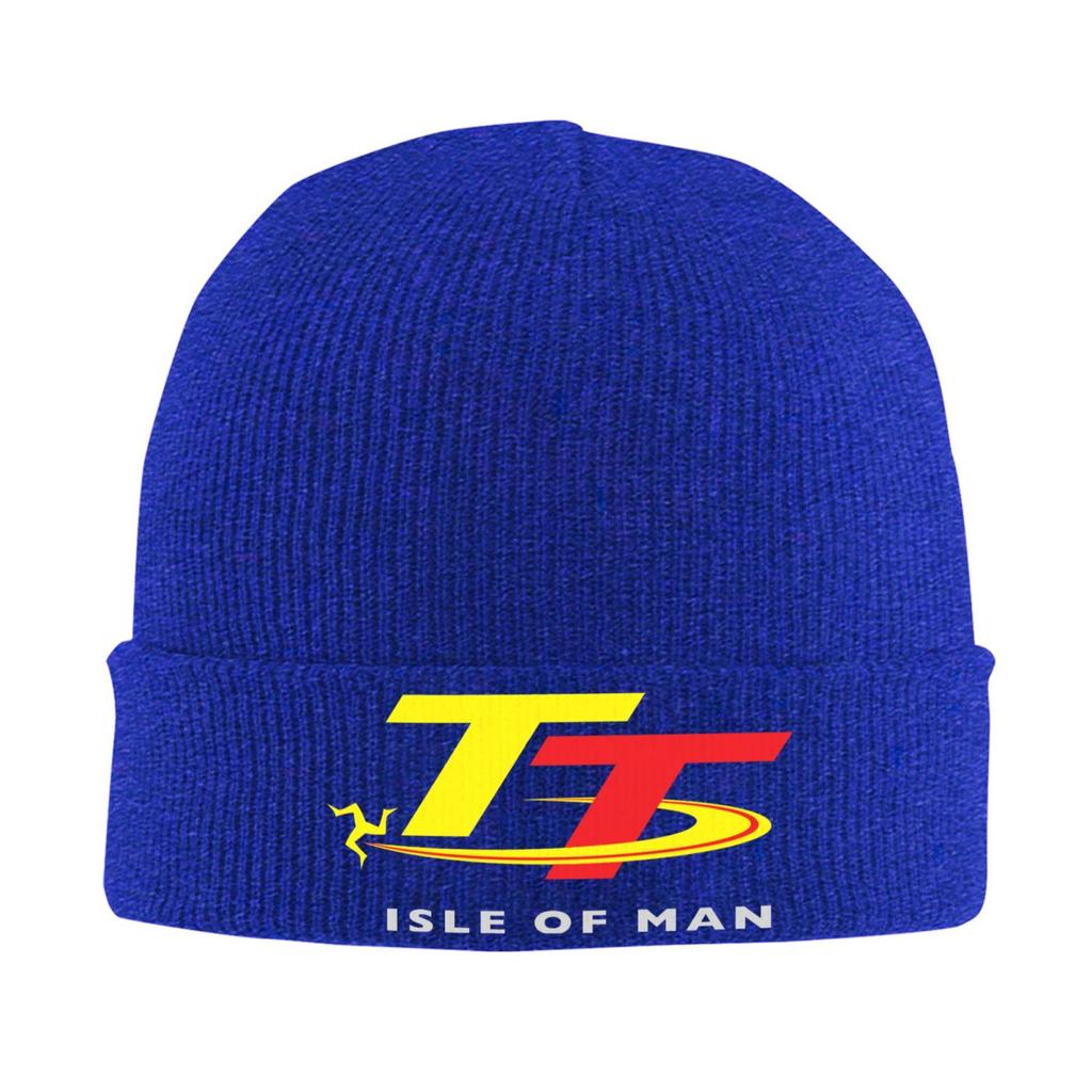 TT ISLE Unisex Stickad Mössa Beanie Vinter Höstmössa Varm Hip Hop Keps för Unisex Unisex Hippie Mössor Design Huvudduk