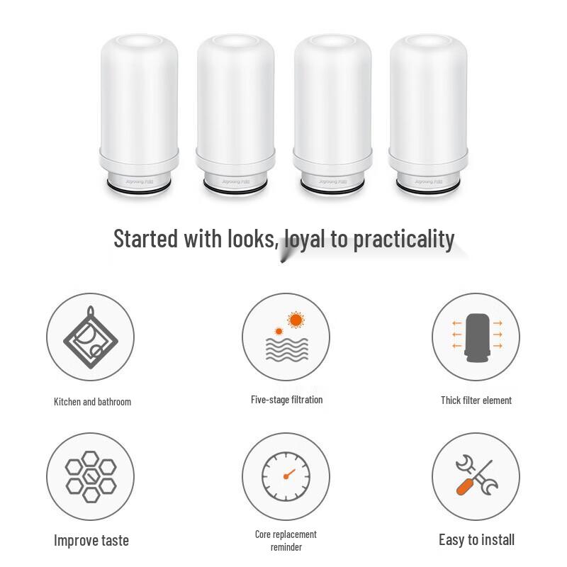 Joyoung L7 Faucet Water Purifier Filter 3-Pack CN plug (adapter included)