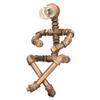 Retro Desk Lamp Unique Pipe Robot Shape E27 Exquisite Vintage Table Lamp for Home Living Room Cafes