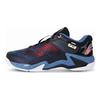 Li Ning Thunder Series Pro Comfortable Non-Slip Wear-Resistant High-Top Badminton Shoes Men Shoes Black Blue AYAT009-4