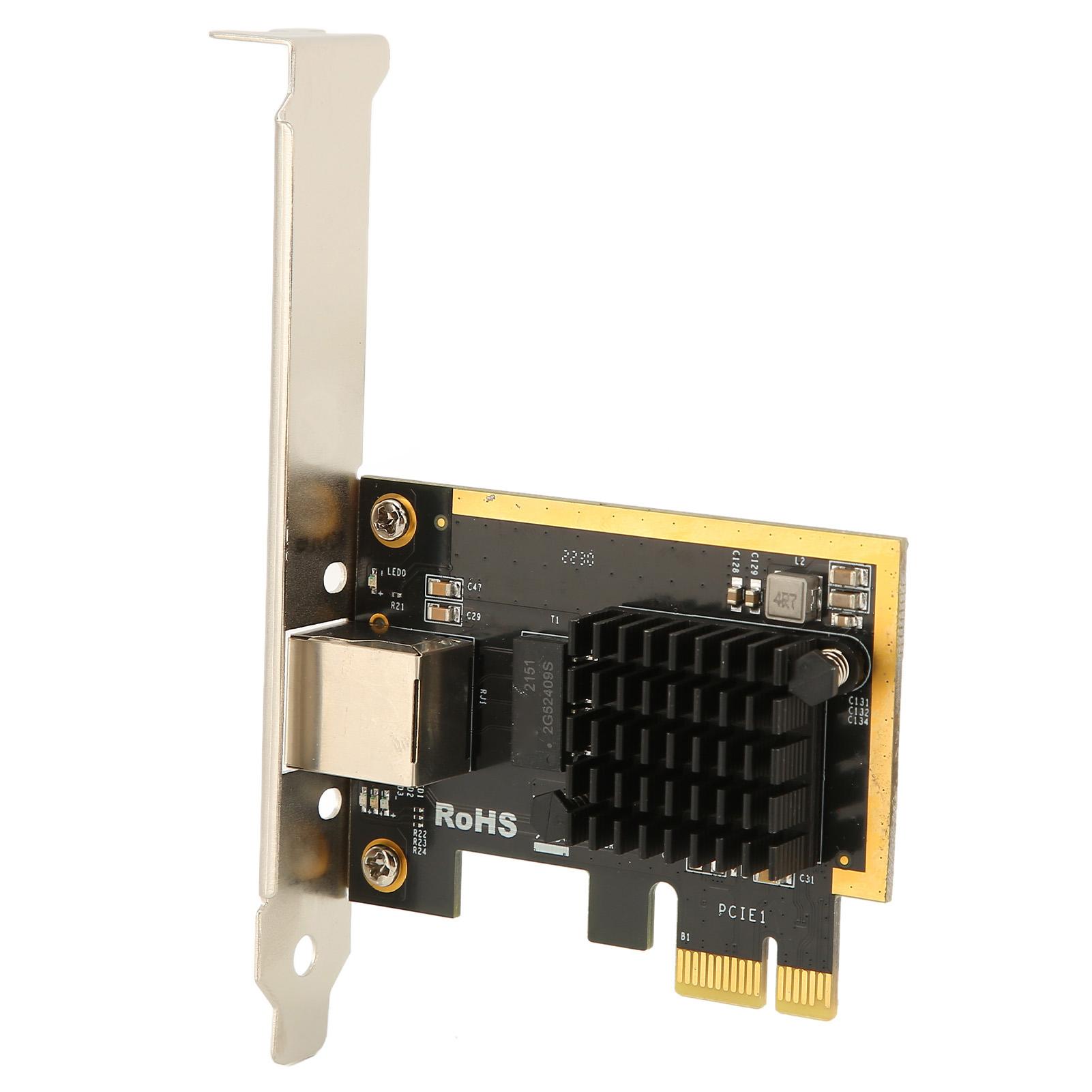 

Мережева карта PCIe Ethernet 2.5 Гбіт/с Base T Стабільна передача Повний Напівдуплекс Мережевий адаптер PCIe для ПК