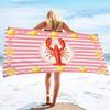 Marine Hummer Print Handtuch Sport Schnelltrocknend Super Saugfähig Camping Handtuch Weich Leichtgewicht Fitnessstudio Schwimmen Yoga Strand Handtuch